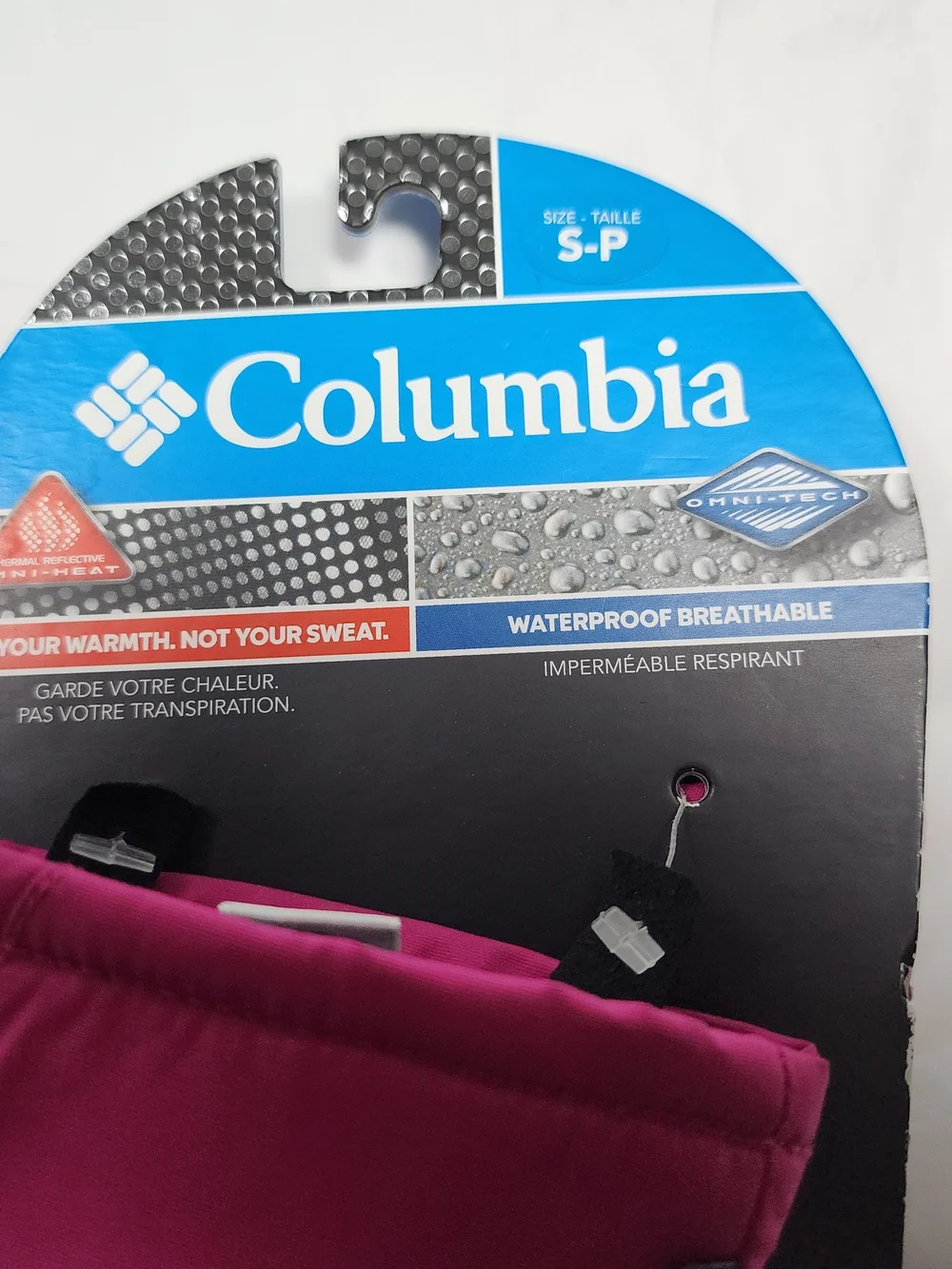 Vibrant Pink Columbia Kids Youth Mittens Omni-tech Waterproof Size Small Youth